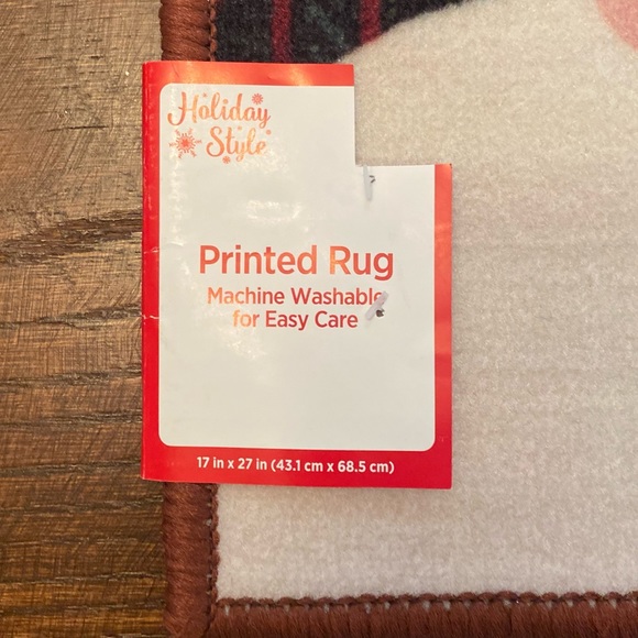 Christmas Gnome Rug, Gnome Rug, Indoor Machine Washable Printed Rug 27” X 17” - Picture 9 of 13